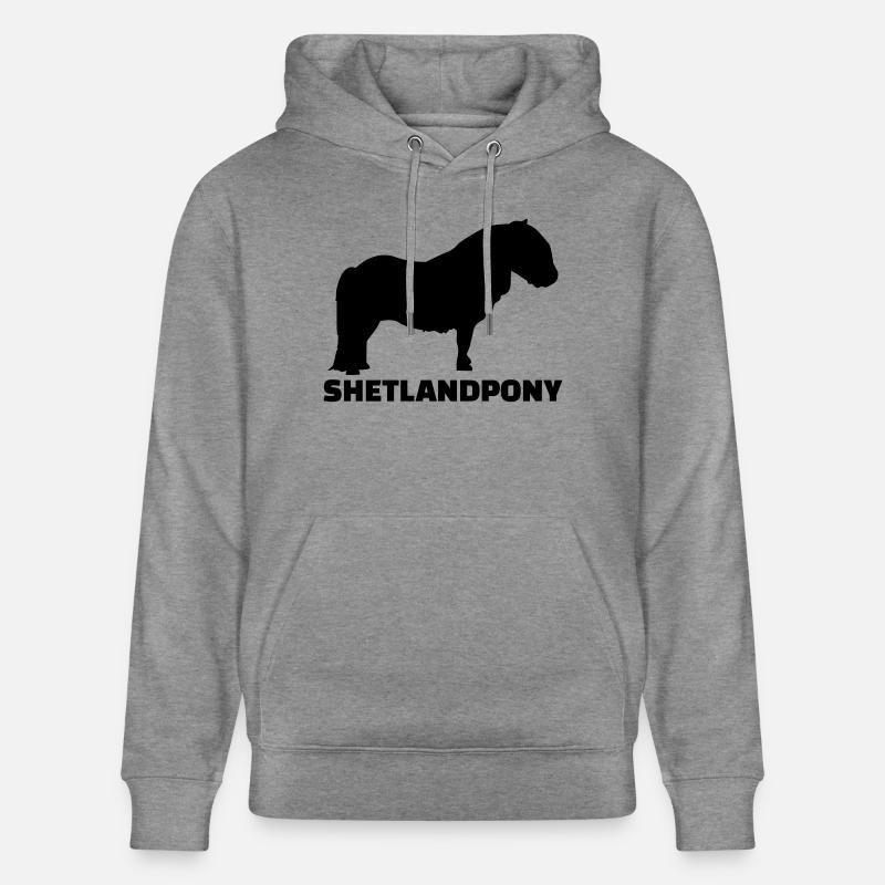 Shetlandpony - Sweat à capuche bio CRUISER Stanley/Stella Unisexe - gris clair marbré
