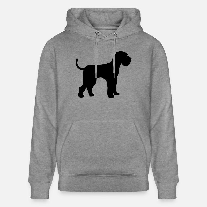 Schnauzer géant - Sweat à capuche bio CRUISER Stanley/Stella Unisexe - gris clair marbré