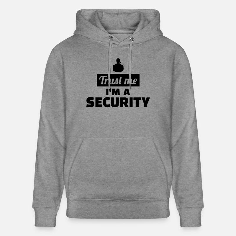 Security - Sweat à capuche bio CRUISER Stanley/Stella Unisexe - gris clair marbré