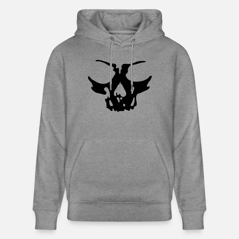 skull - Sweat à capuche bio CRUISER Stanley/Stella Unisexe - gris clair marbré
