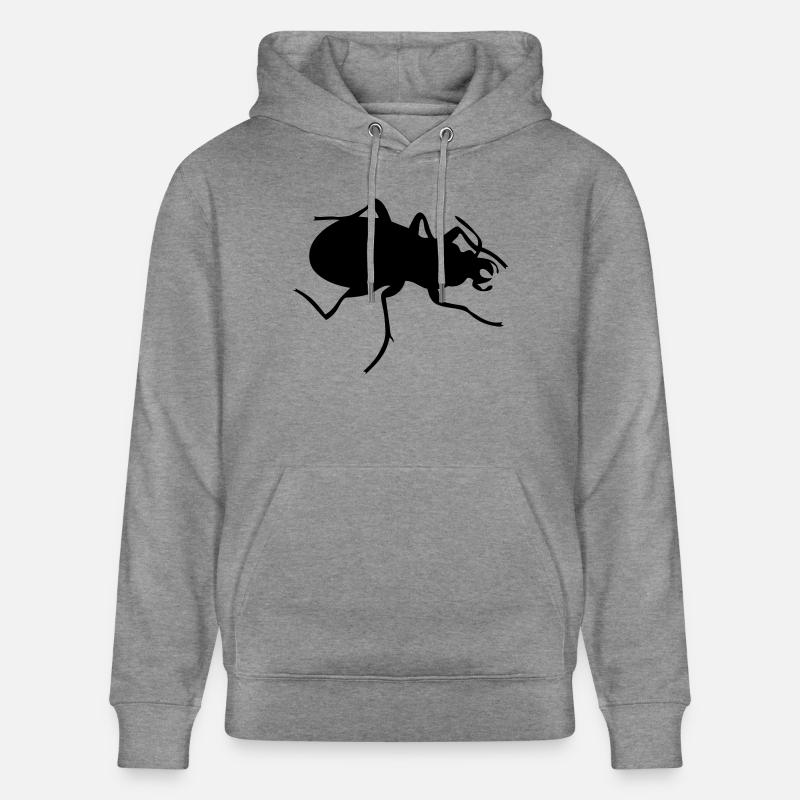 Beetle - Sweat à capuche bio CRUISER Stanley/Stella Unisexe - gris clair marbré