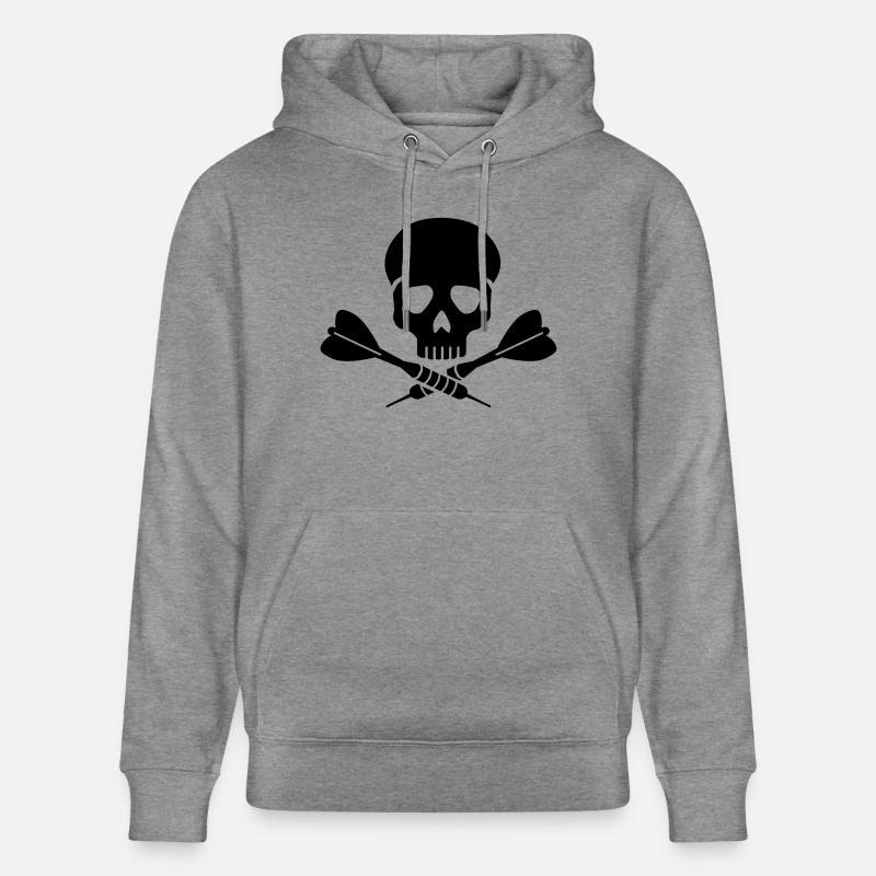 Darts - Stanley/Stella Unisex Bio-Hoodie CRUISER  - Hellgrau marmoriert
