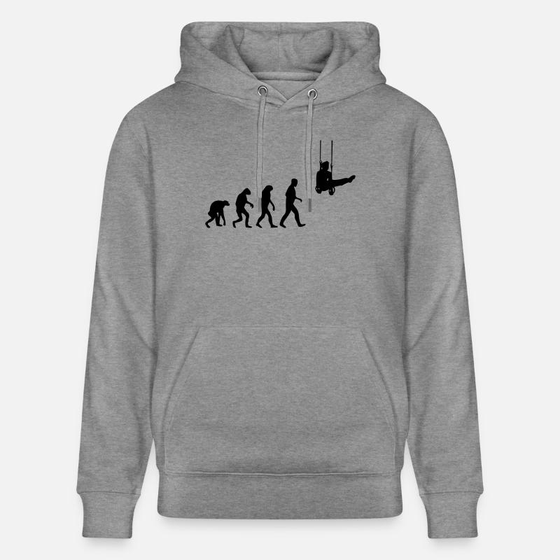 rings evolution - Sweat à capuche bio CRUISER Stanley/Stella Unisexe - gris clair marbré