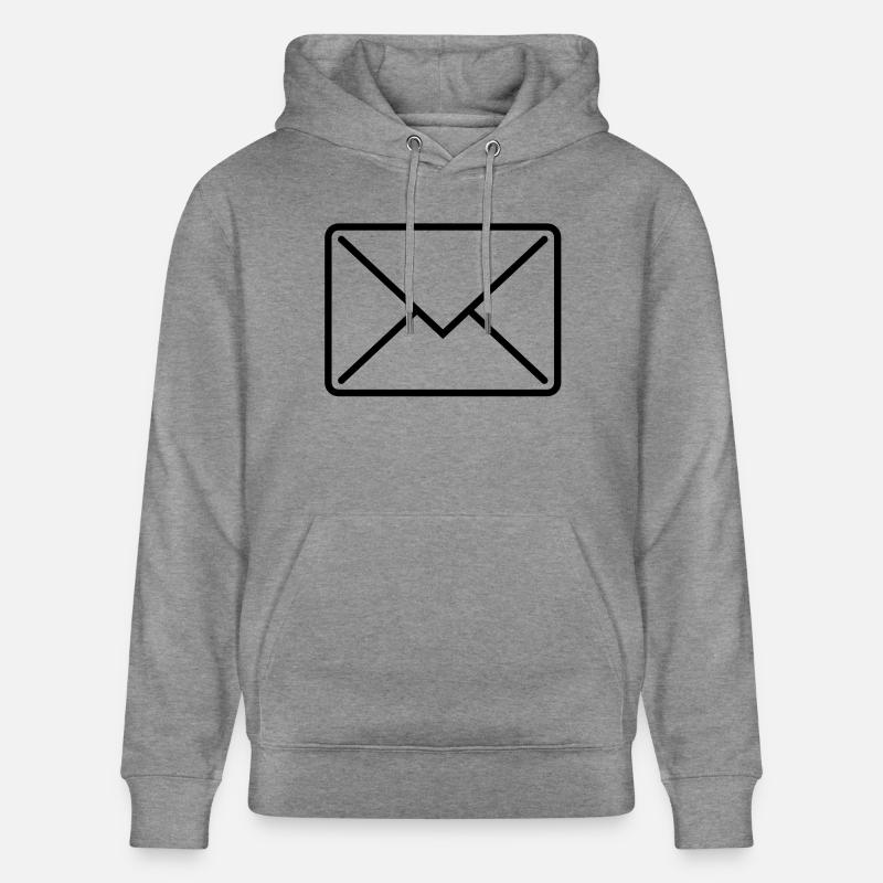 briefumschlag_icon1 - Stanley/Stella CRUISER Unisex Organic Hoodie - slub heather grey