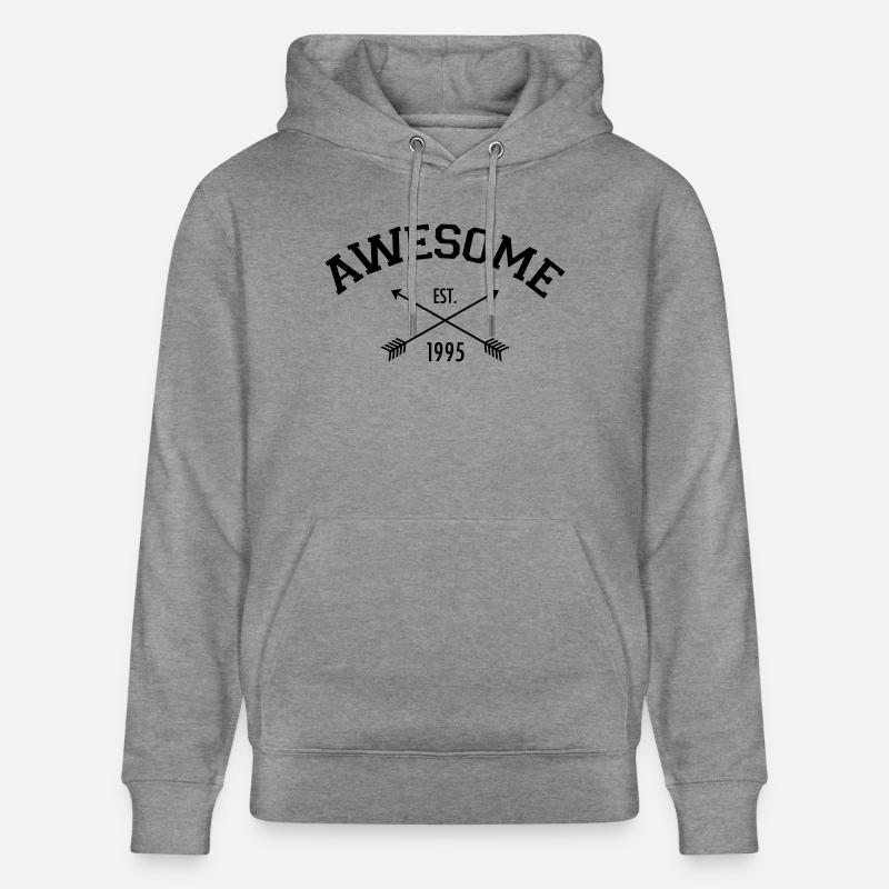 Awesome Est 1995 - Sweat à capuche bio CRUISER Stanley/Stella Unisexe - gris clair marbré