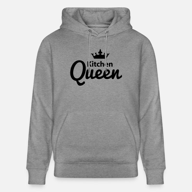 Kitchen Queen - Sweat à capuche bio CRUISER Stanley/Stella Unisexe - gris clair marbré
