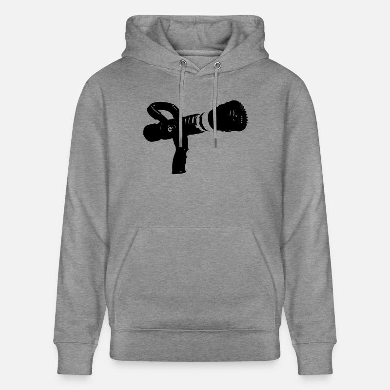 Pompier lance incendie LDV - Sweat à capuche bio CRUISER Stanley/Stella Unisexe - gris clair marbré