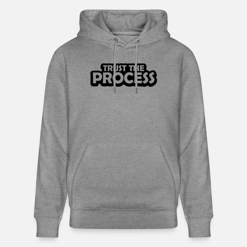 faire confiance au processus Devis - Sweat à capuche bio CRUISER Stanley/Stella Unisexe - gris clair marbré