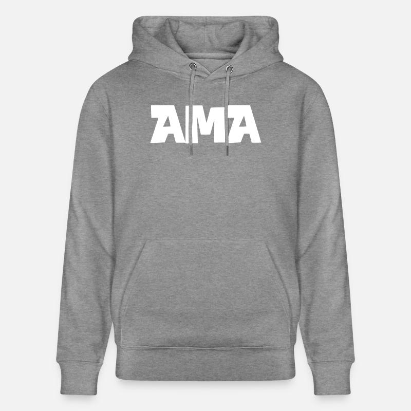 AMA - DEMANDEZ MOI - Sweat à capuche bio CRUISER Stanley/Stella Unisexe - gris clair marbré