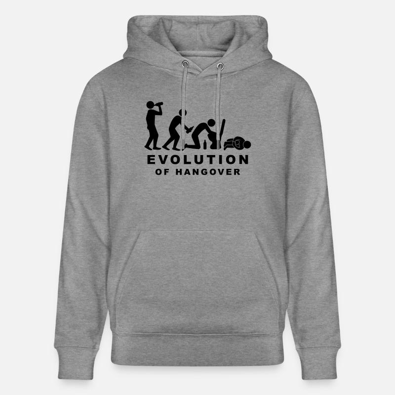 Evolution Hangover - Sweat à capuche bio CRUISER Stanley/Stella Unisexe - gris clair marbré