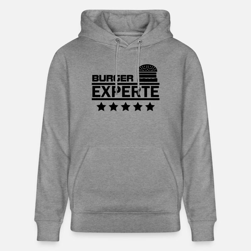 burger experte - Stanley/Stella Unisex Bio-Hoodie CRUISER  - Hellgrau marmoriert
