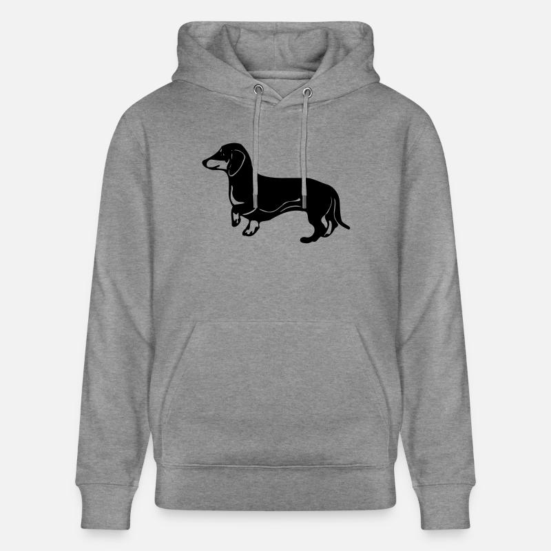 teckel - Sweat à capuche bio CRUISER Stanley/Stella Unisexe - gris clair marbré