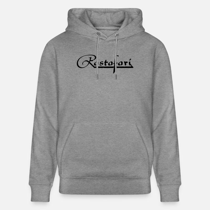 rastafari_vec_1 fr - Sweat à capuche bio CRUISER Stanley/Stella Unisexe - gris clair marbré