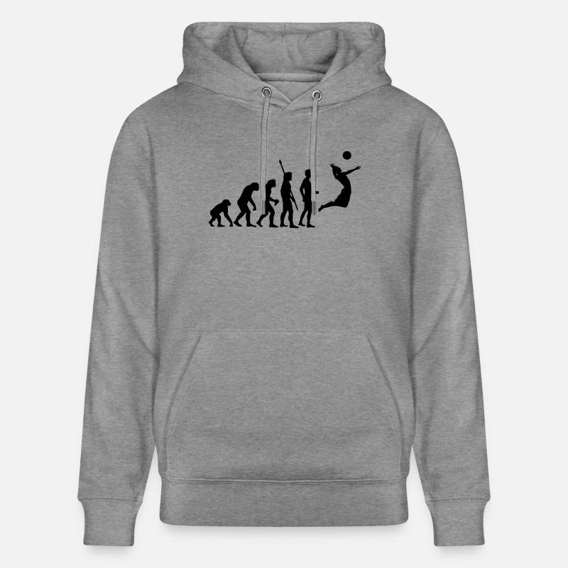 evolution_volleyball - Sweat à capuche bio CRUISER Stanley/Stella Unisexe - gris clair marbré