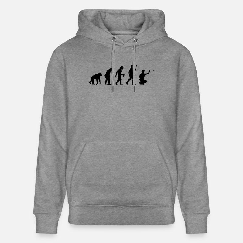 Pétanque Boule Evolution - Sweat à capuche bio CRUISER Stanley/Stella Unisexe - gris clair marbré