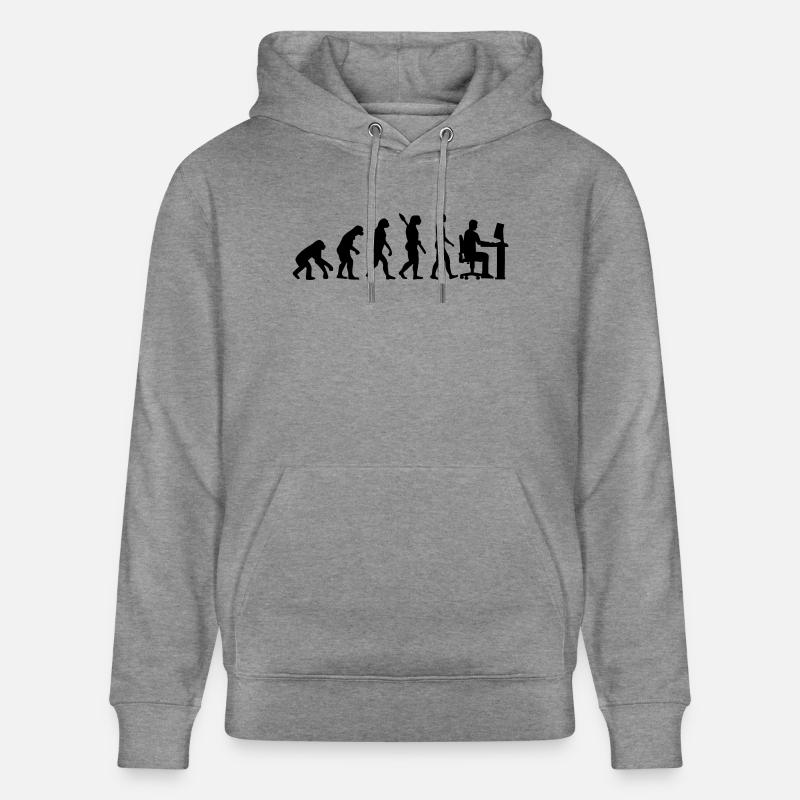 Programmeur - Sweat à capuche bio CRUISER Stanley/Stella Unisexe - gris clair marbré