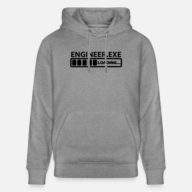 engineer exe loading - Stanley/Stella Unisex Bio-Hoodie CRUISER  - Hellgrau marmoriert