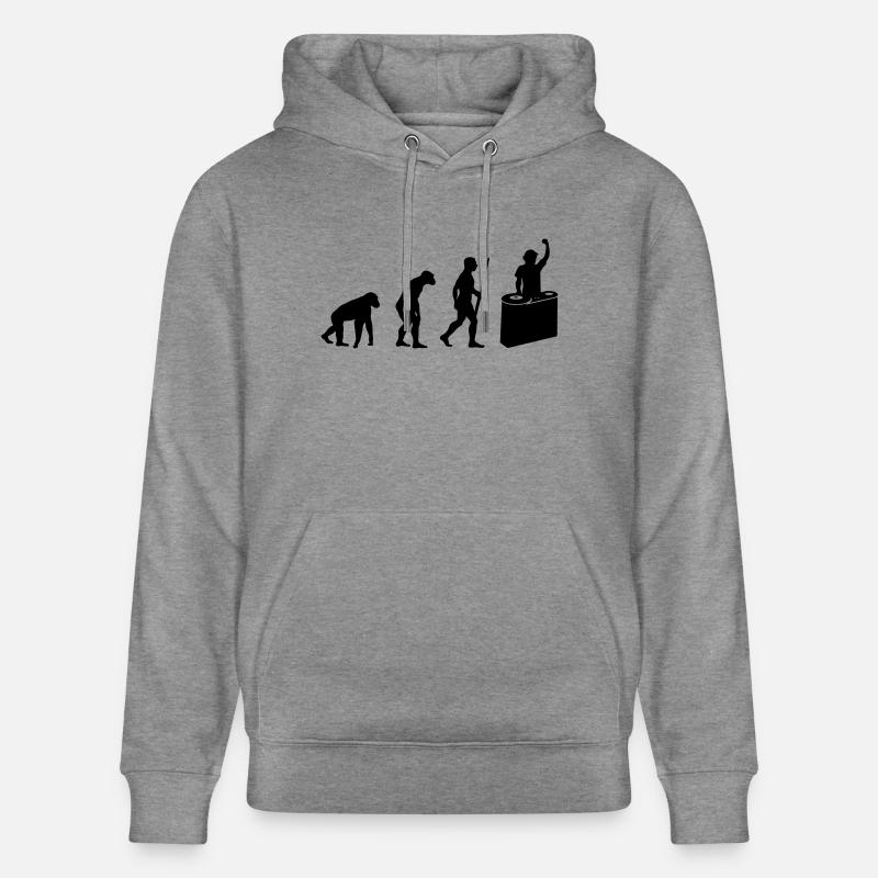 L'évolution DJ - Sweat à capuche bio CRUISER Stanley/Stella Unisexe - gris clair marbré