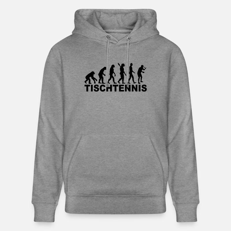 Tennis de table Evolution - Sweat à capuche bio CRUISER Stanley/Stella Unisexe - gris clair marbré