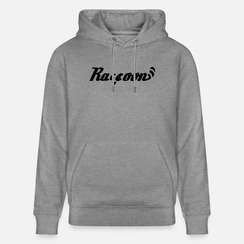 raton laveur écrit 2.0 - Sweat à capuche bio CRUISER Stanley/Stella Unisexe - gris clair marbré