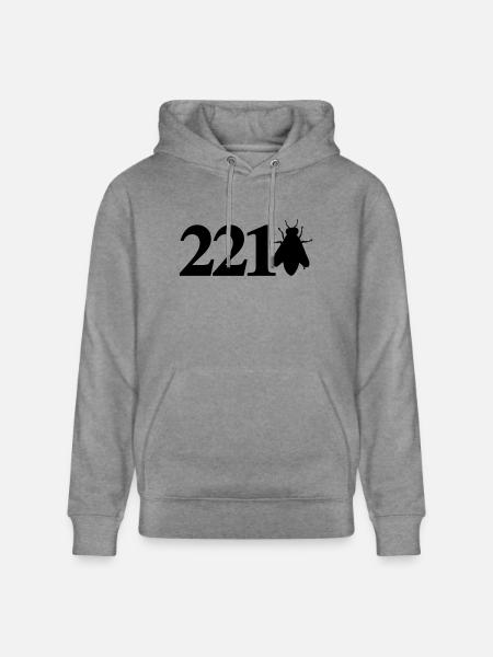 sherlock_221bee - Stanley/Stella CRUISER Unisex Organic Hoodie - slub heather grey