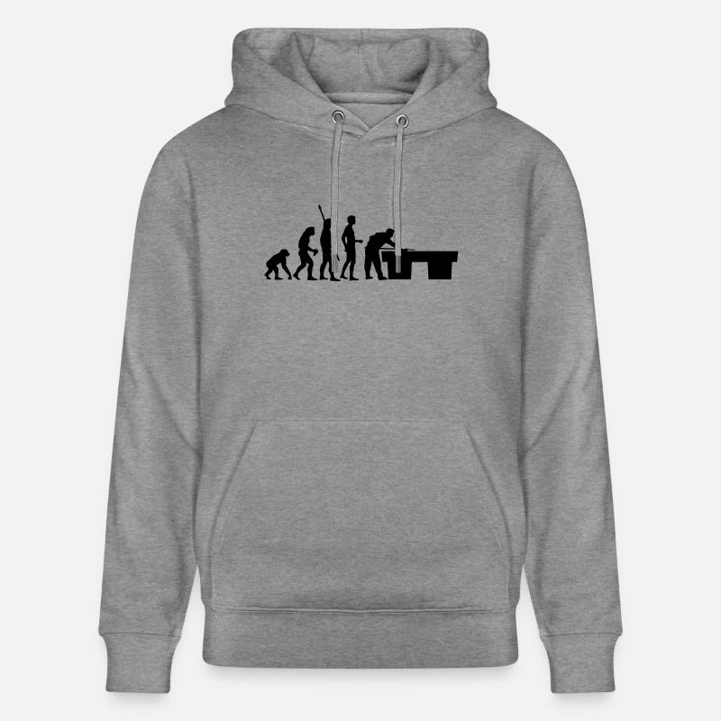 evolution_billard - Sweat à capuche bio CRUISER Stanley/Stella Unisexe - gris clair marbré