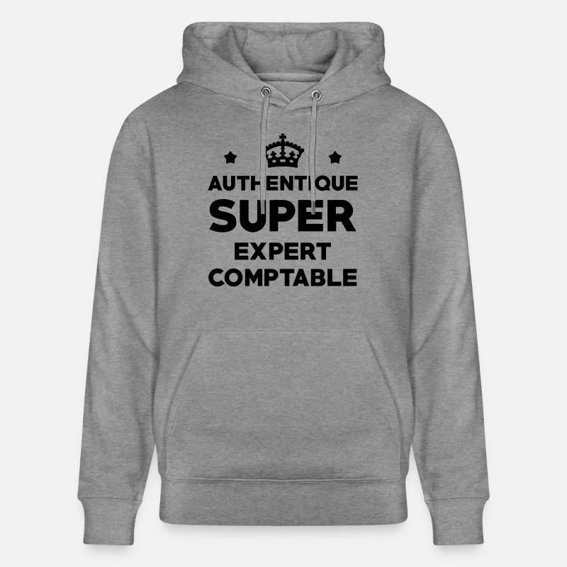 Expert Comptable / Comptabilité / Comptable / - Sweat à capuche bio CRUISER Stanley/Stella Unisexe - gris clair marbré