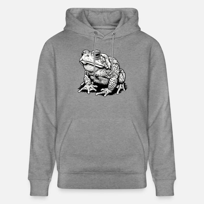 Toad Toads Toad - Stanley/Stella CRUISER Unisex Organic Hoodie - slub heather grey