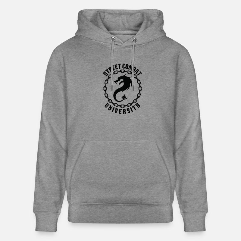 Rue University Combat - Sweat à capuche bio CRUISER Stanley/Stella Unisexe - gris clair marbré