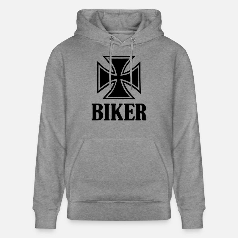 Biker - Sweat à capuche bio CRUISER Stanley/Stella Unisexe - gris clair marbré