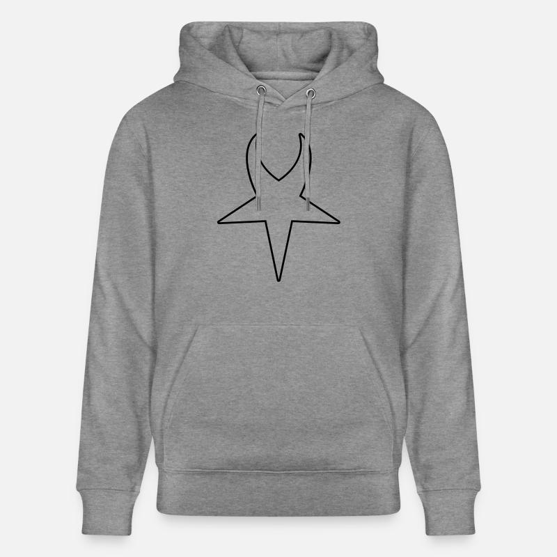 devil - Sweat à capuche bio CRUISER Stanley/Stella Unisexe - gris clair marbré