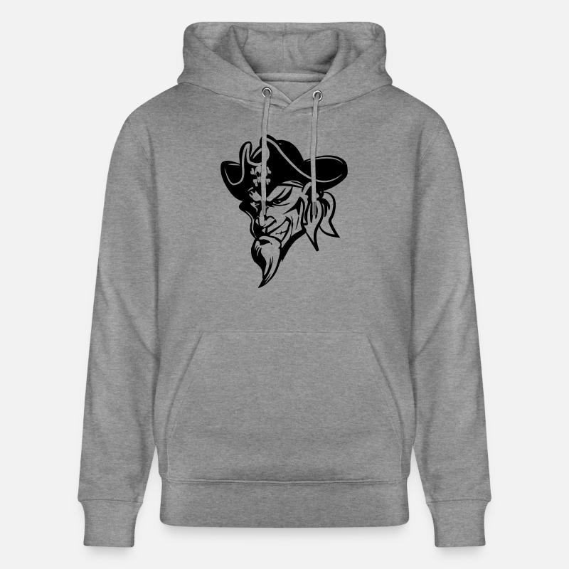 Pirate mal - Sweat à capuche bio CRUISER Stanley/Stella Unisexe - gris clair marbré