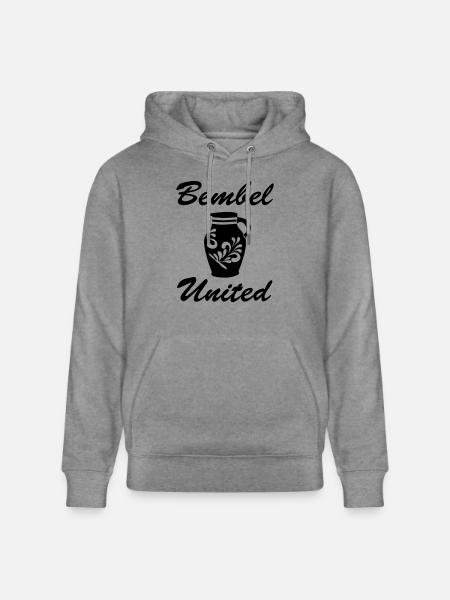 Bembel United Hessen - Stanley/Stella Unisex Bio-Hoodie CRUISER - Hellgrau marmoriert