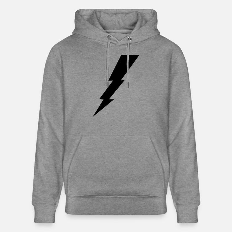 Flash éclair - Sweat à capuche bio CRUISER Stanley/Stella Unisexe - gris clair marbré