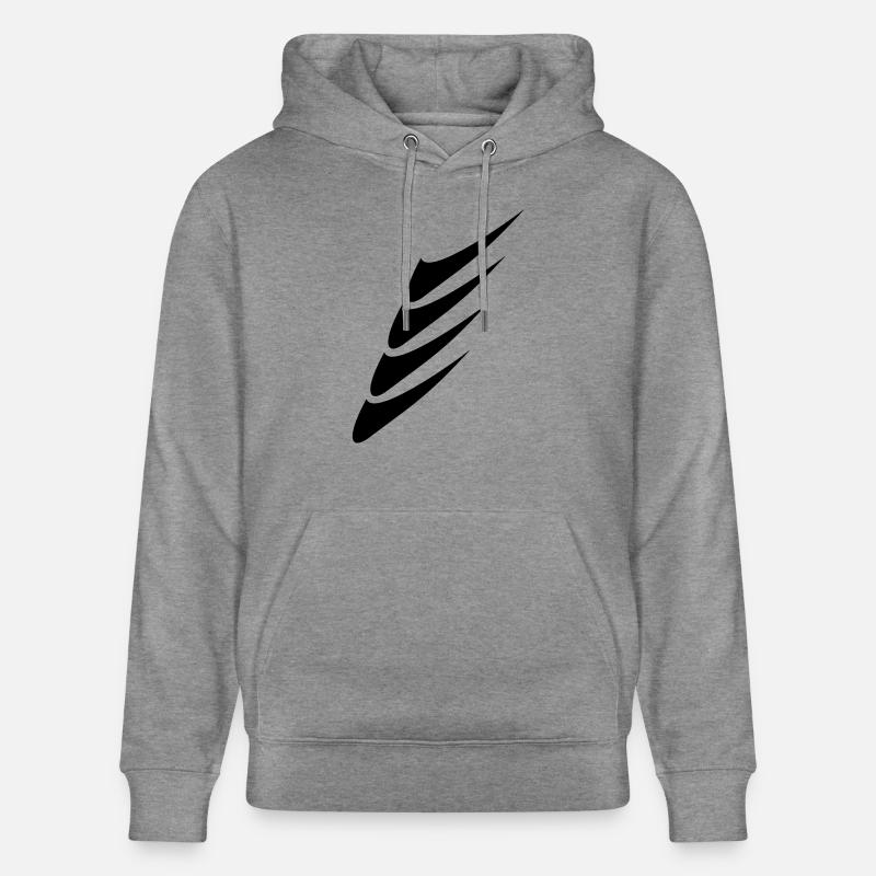 tout simplement 005 - Sweat à capuche bio CRUISER Stanley/Stella Unisexe - gris clair marbré