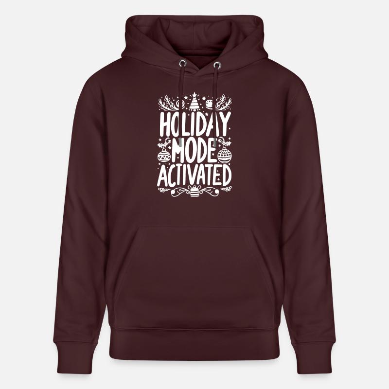 Mode vacances activé - Sweat à capuche bio CRUISER Stanley/Stella Unisexe - maroon