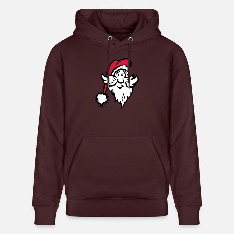 Weihnachtsmann-Ikone - Stanley/Stella Unisex Bio-Hoodie CRUISER - Maroon