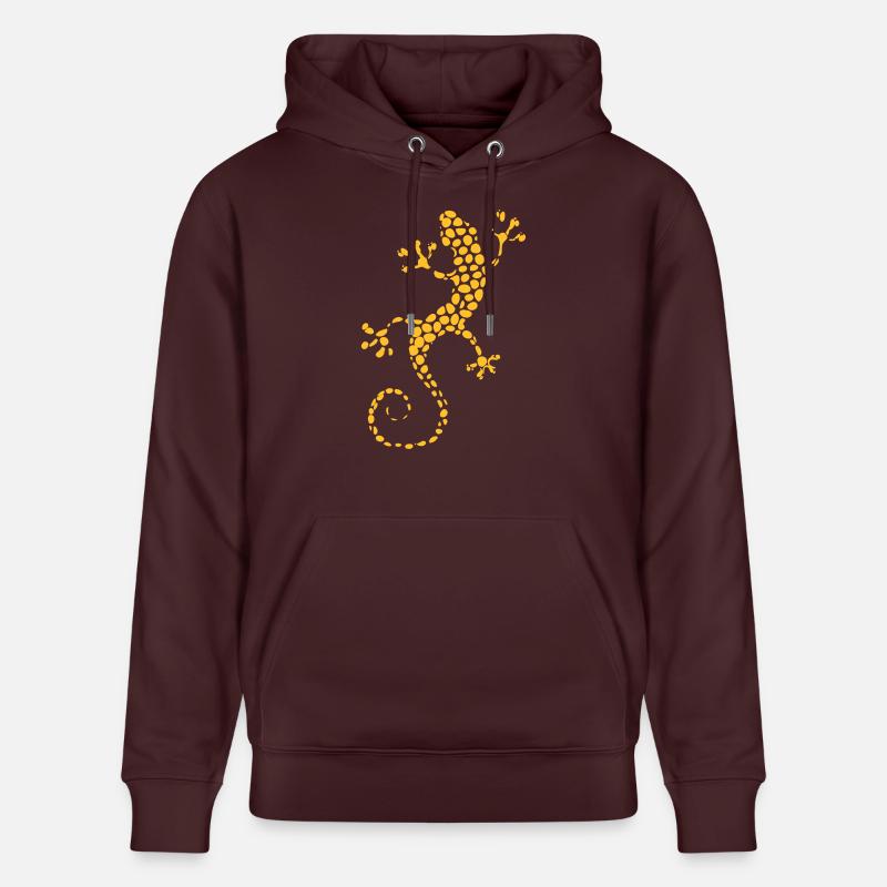 Lézard doré - Sweat à capuche bio CRUISER Stanley/Stella Unisexe - maroon