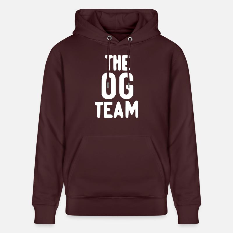 L’équipe OG - Sweat à capuche bio CRUISER Stanley/Stella Unisexe - maroon