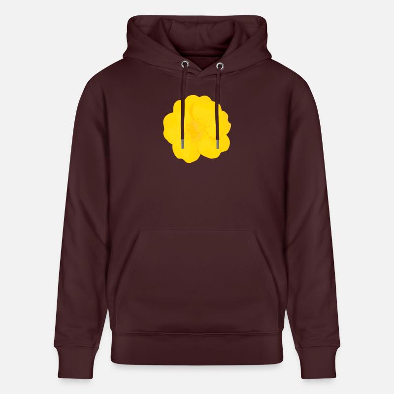 Buttercup Bold - Sweat à capuche bio CRUISER Stanley/Stella Unisexe - maroon