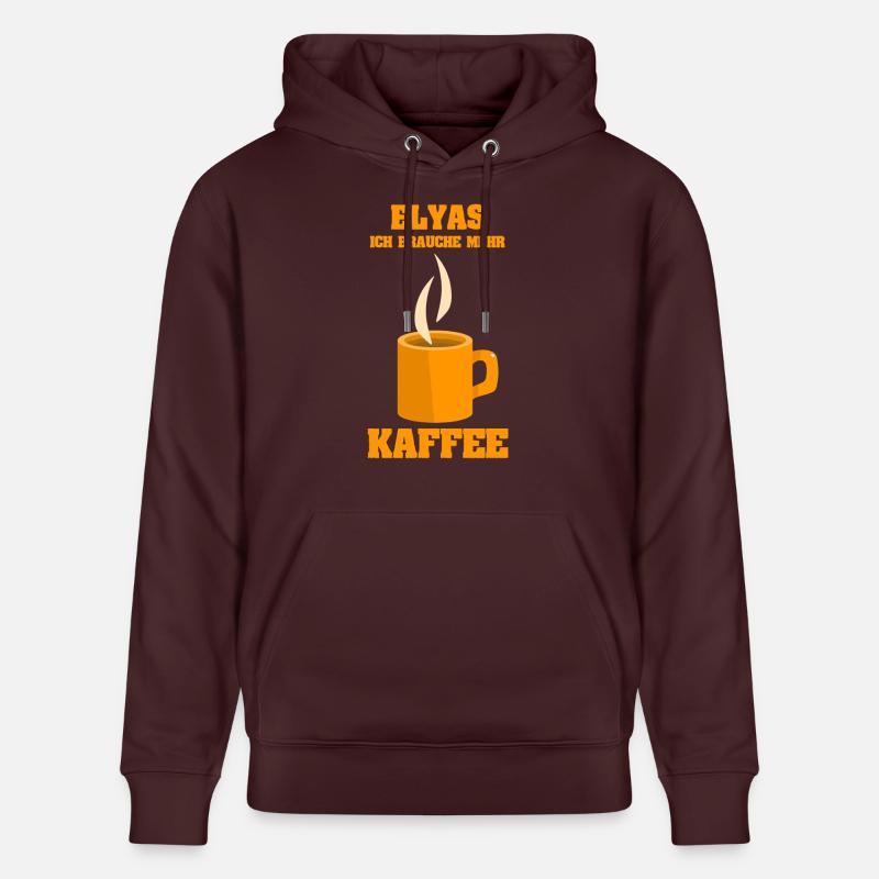 Café Elyas - Sweat à capuche bio CRUISER Stanley/Stella Unisexe - maroon