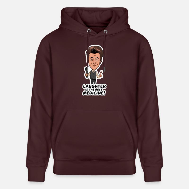 COMÉDIENS DE STAND UP - Sweat à capuche bio CRUISER Stanley/Stella Unisexe - maroon