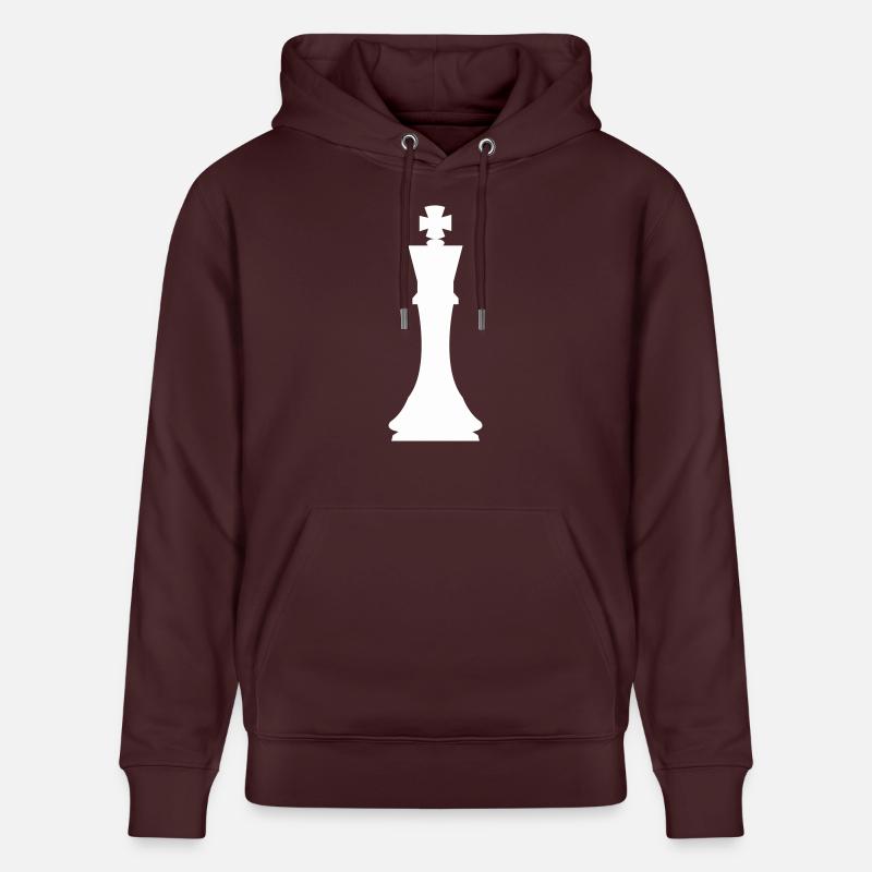 Pièce d’échecs roi - Sweat à capuche bio CRUISER Stanley/Stella Unisexe - maroon