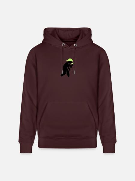 Hiphop Rapper (2c)++2013 - Stanley/Stella CRUISER Unisex Organic Hoodie - maroon
