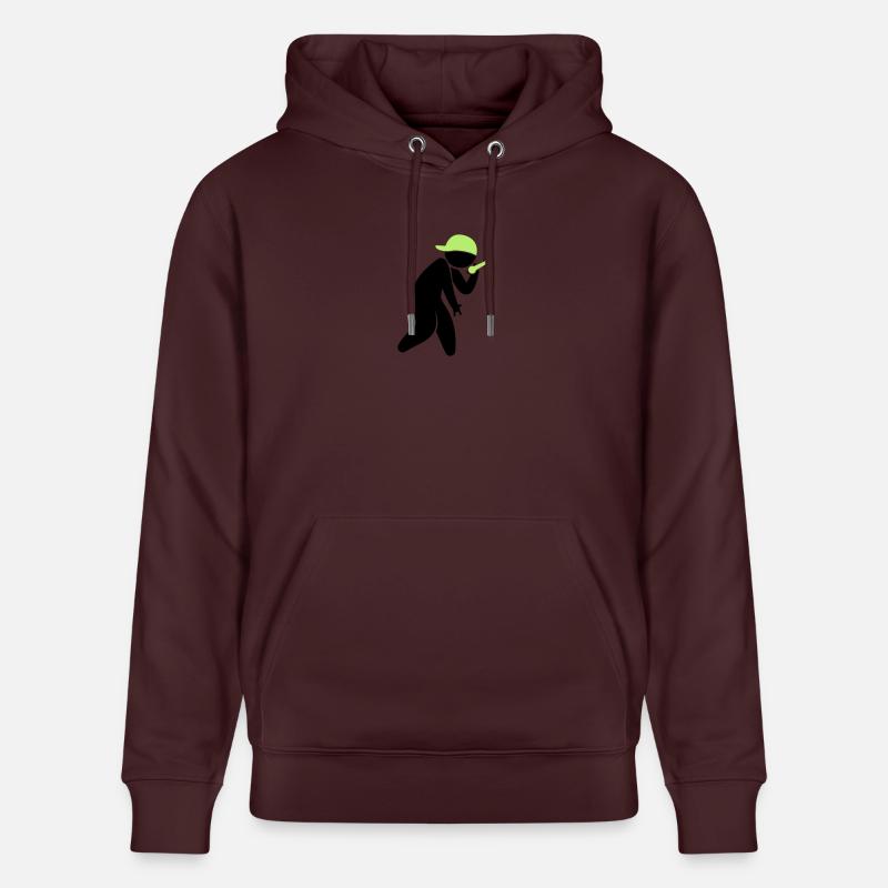 Hiphop Rapper (2c)++2013 - Sweat à capuche bio CRUISER Stanley/Stella Unisexe - maroon