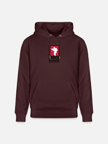 PRO GAMER - Stanley/Stella CRUISER Unisex Organic Hoodie - maroon