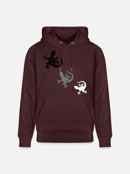 GECKO Terzett - Stanley/Stella Unisex Bio-Hoodie CRUISER  - Maroon