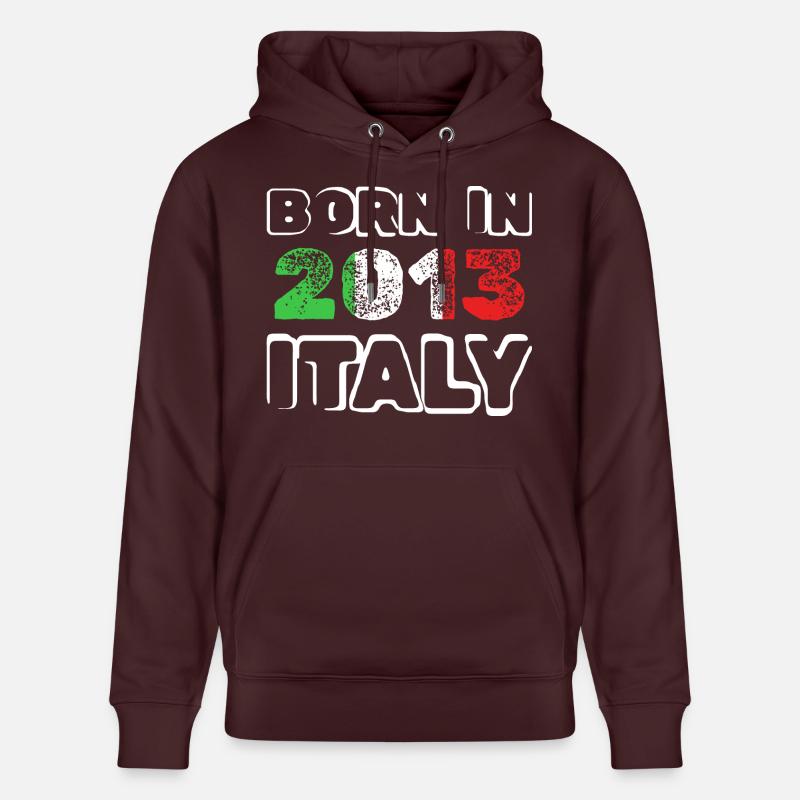 Né en 2013 - Sweat à capuche bio CRUISER Stanley/Stella Unisexe - maroon