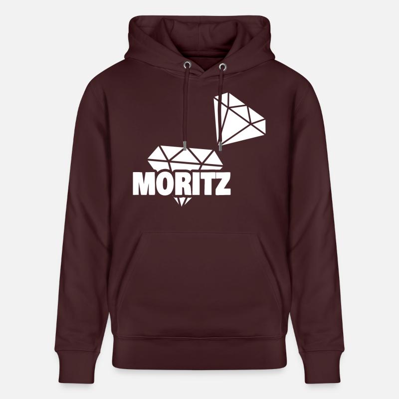 Moritz - Sweat à capuche bio CRUISER Stanley/Stella Unisexe - maroon