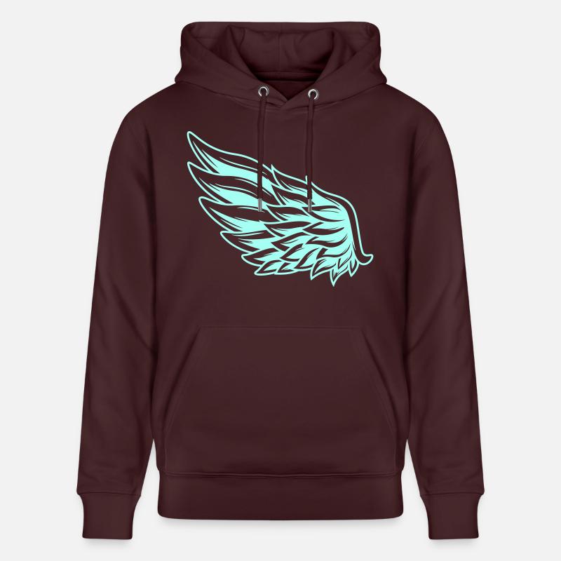 Aile 1 - Sweat à capuche bio CRUISER Stanley/Stella Unisexe - maroon